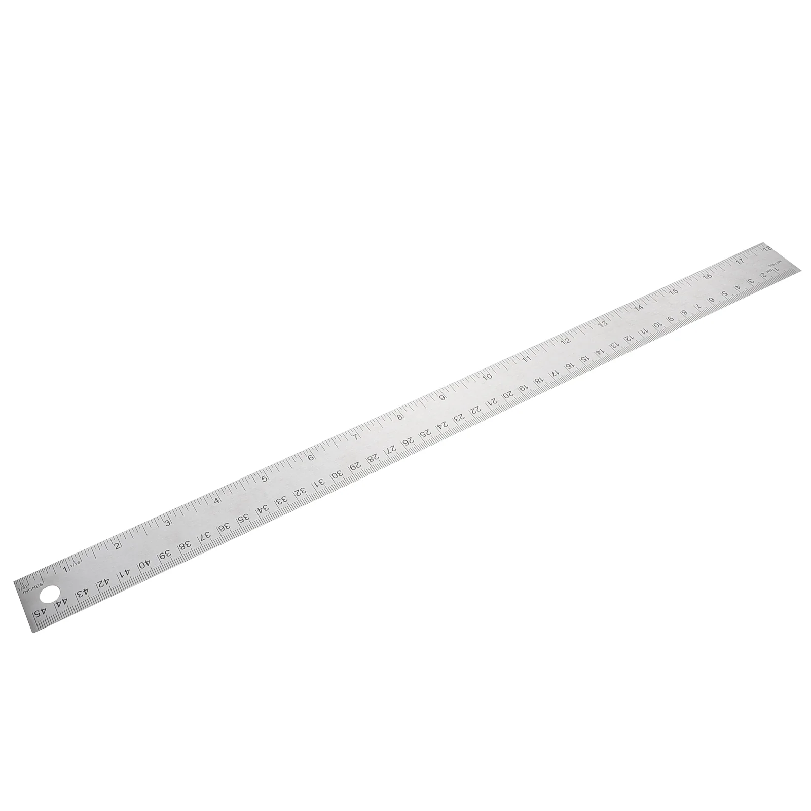

Stainless Steel Cork Ruler Precision Student Straight Edges Metal Woodworking School
