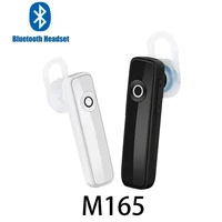 m165 wireless bluetooth headset stereo bass noise reduction hands free sport earplug with microphone suitable for smart phones