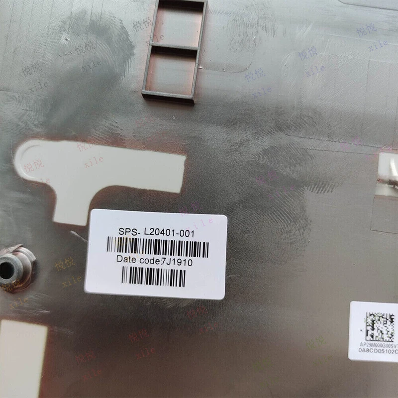 Фото Нижний корпус (база) для HP 15-DA 15-DB 15DA, не ODD, L20401-001, серебристый №3