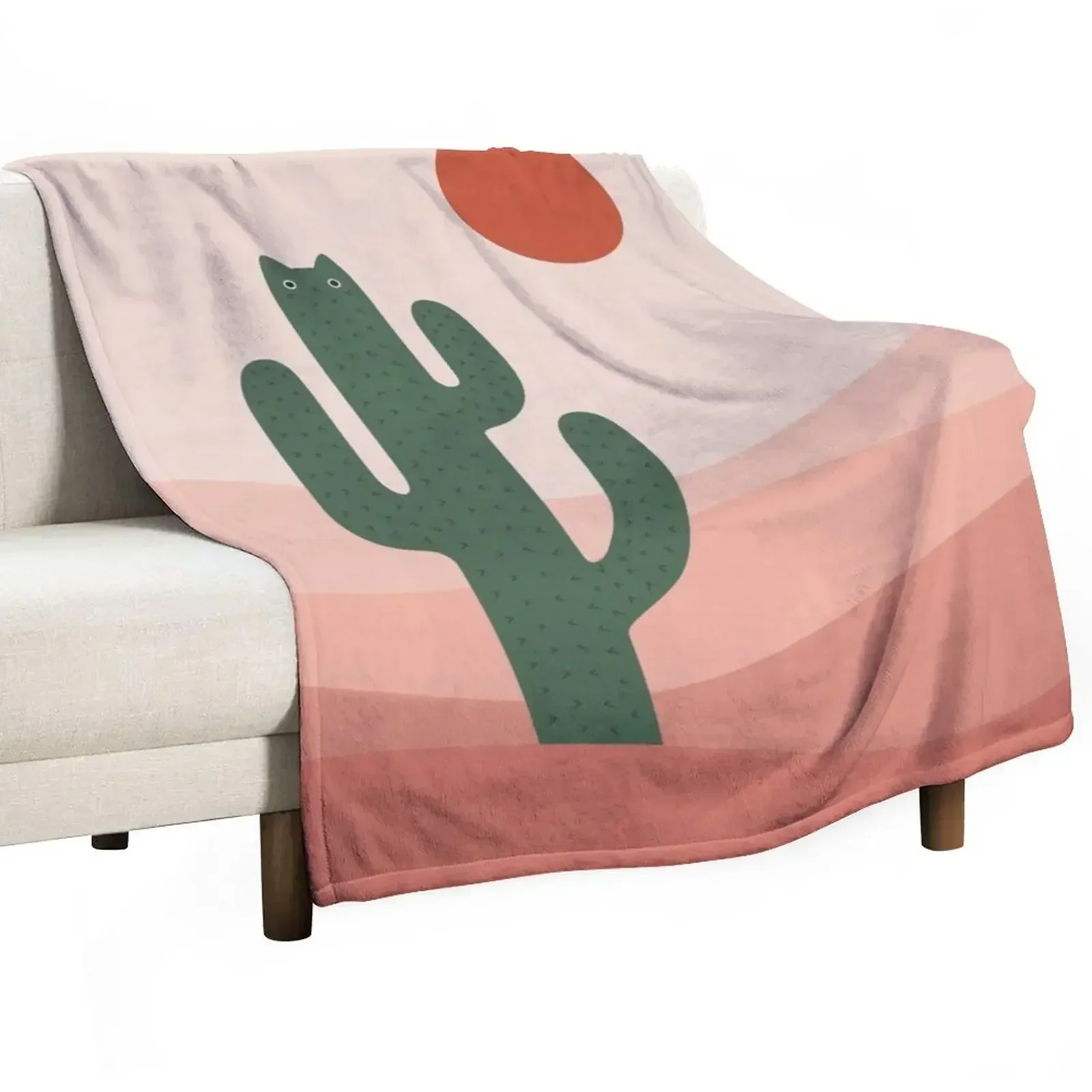 Cat Landscape 84: Одеяло Кот-tus Среда для дивана Фланелевые очень большие одеяла