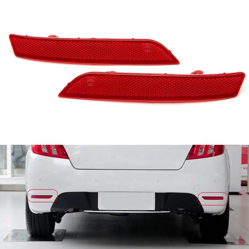 Фото Светоотражатель заднего бампера для Peugeot 508 508 2010 2011 2012 2013 2014, светосветильник бампер заднего бампера, сигнальная лампа s Bar №3