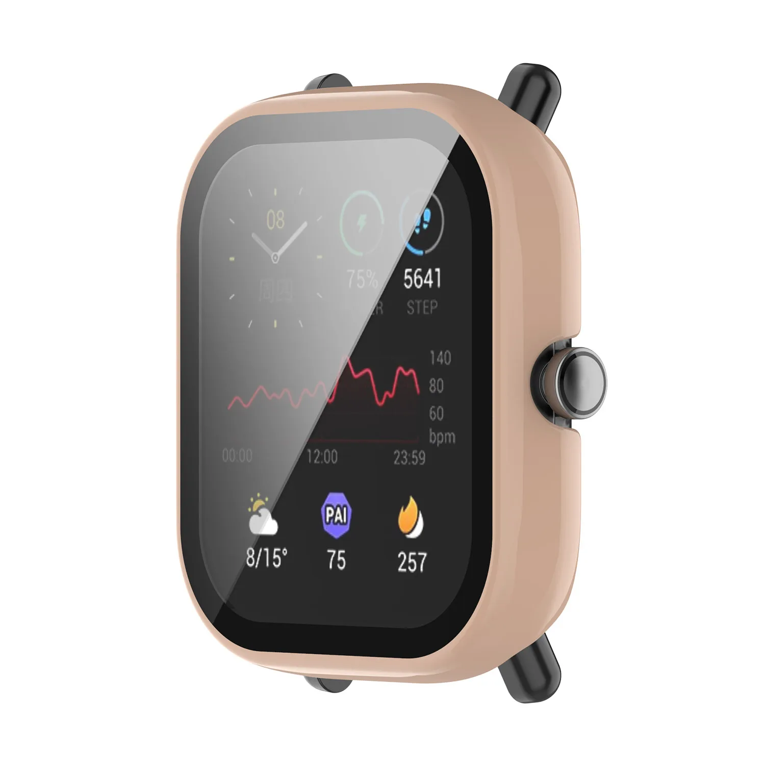 Защитная пленка на экран с твердыми краями для смарт-часов Amazfit Bip U/BipU Pro - купить