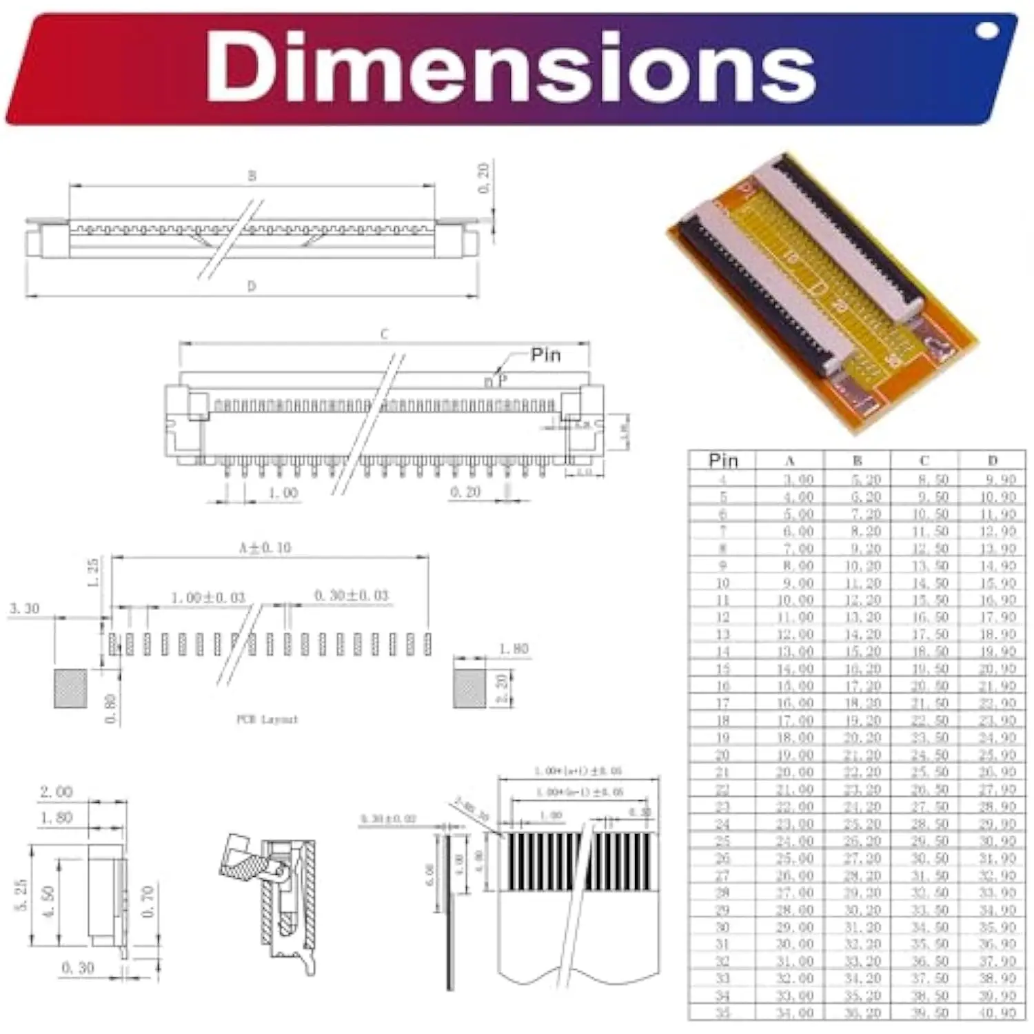 Комплект адаптеров Tcenofoxy для печатных плат 220В