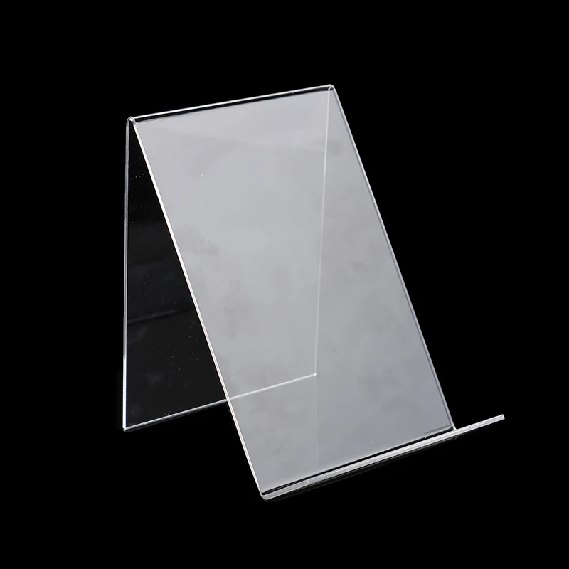 

Wholesale Display Holder Photo Book Acrylic Book Book Artwork Stand Stopper Brochure Bookends 1pc Bookends Ends Organizer Frame