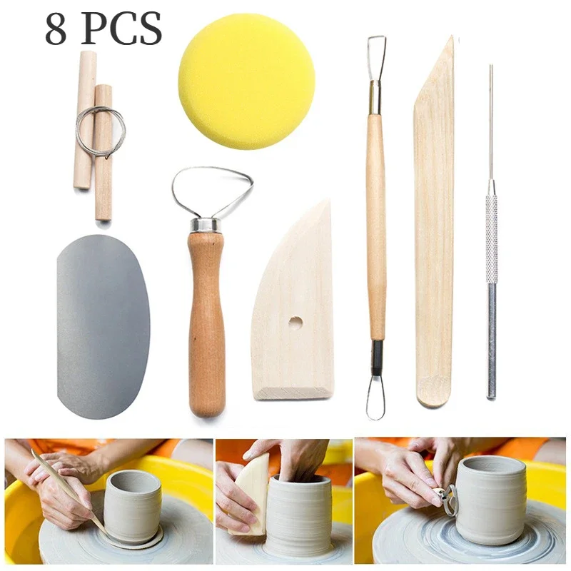 DIY Инструменты для лепки из глины инструменты керамики и полимерная фотография