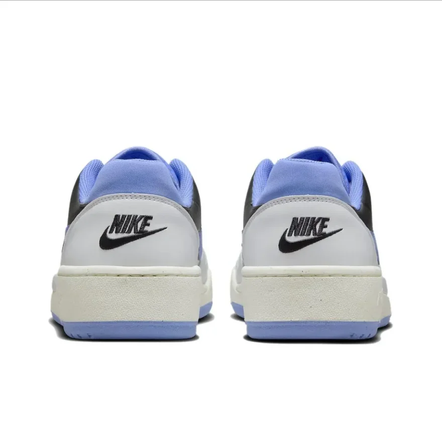 Мужские кроссовки Nike Full Force Low Leather Trend Comfort Low-Top белого и синего цвета North Carolina Blue