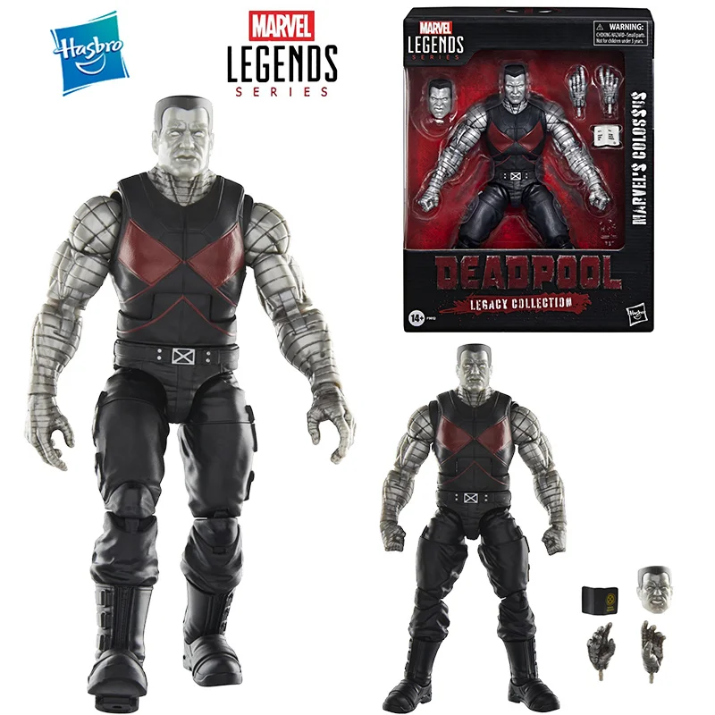 Hasbro Marvel Legends Series Colossus Deadpool 9 дюймов 23 см аниме оригинальная фигурка модель игрушка