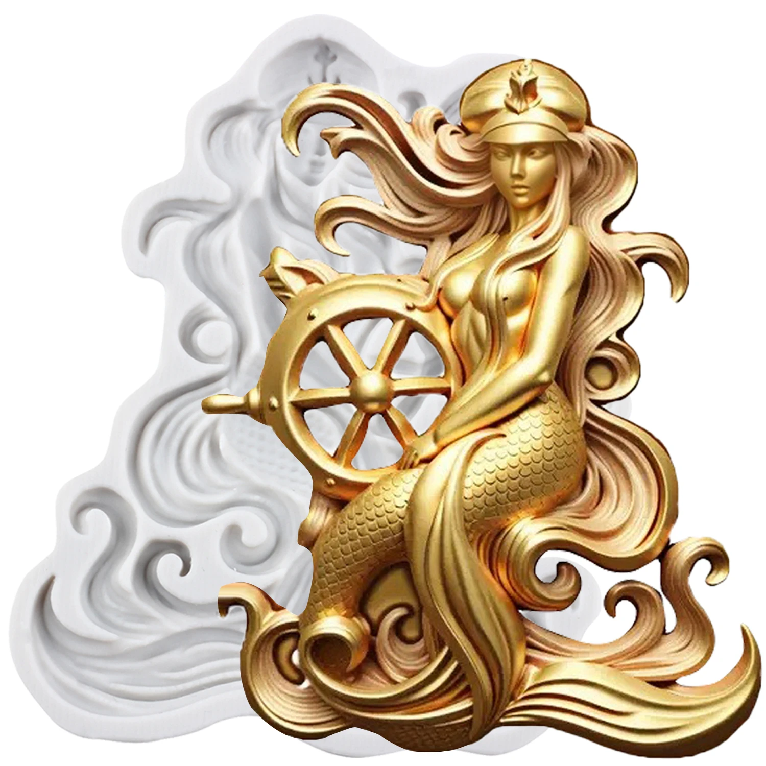 

Силиконовые формы для торта Mujiang Русалка