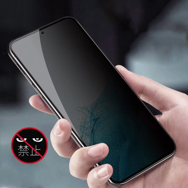 Anti Spy Peeping Tempered Glass for Samsung Galaxy S22 S23 Plus S22plus S23plus S22+ S23+ Privacy Screen Protector Unlock Glass