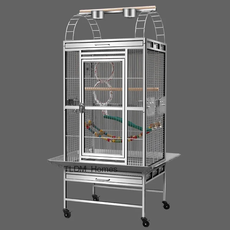 Клетка для птиц большая кормушка попугаев голубей перепелов улицы YY50BC