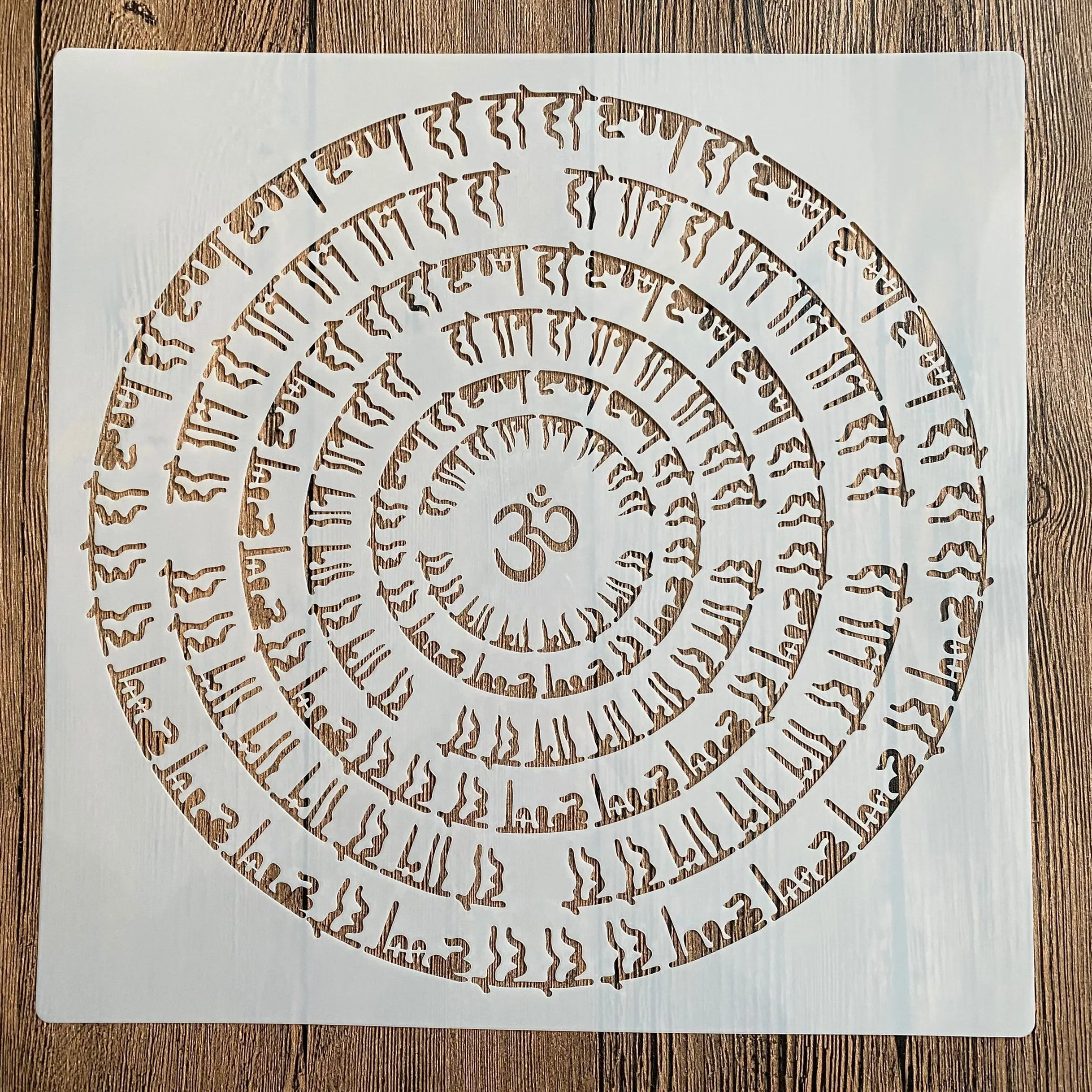 

Трафарет для рисования мандалы PenhuaMoban 30*30 см