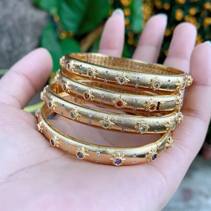 Дизайнерские знаменитые браслеты в стиле Bucce Золотое золото 14 карат женские