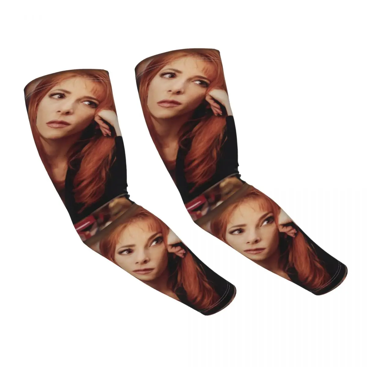 

Симпатичная мягкая фермерская рукоятка, мужская, женская, французская певица, УФ-Защита от солнца, тату, накидка, спорт, компрессионный бег