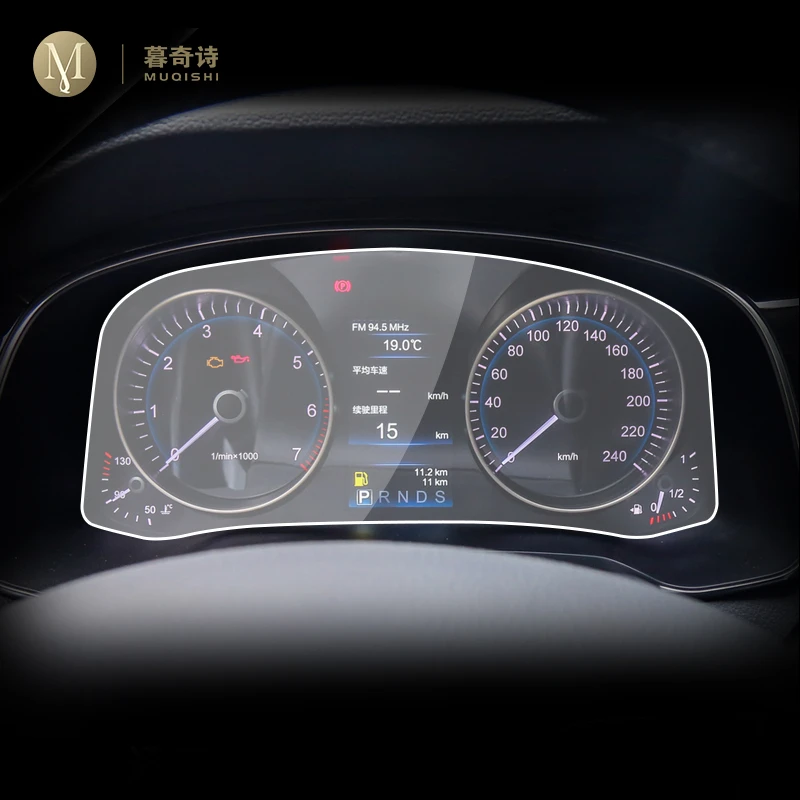 

For Red Banner H7 2019-2021 Dashboared Protector Car Accessories Interior Speedometer Sticker transparent TPU Film refit