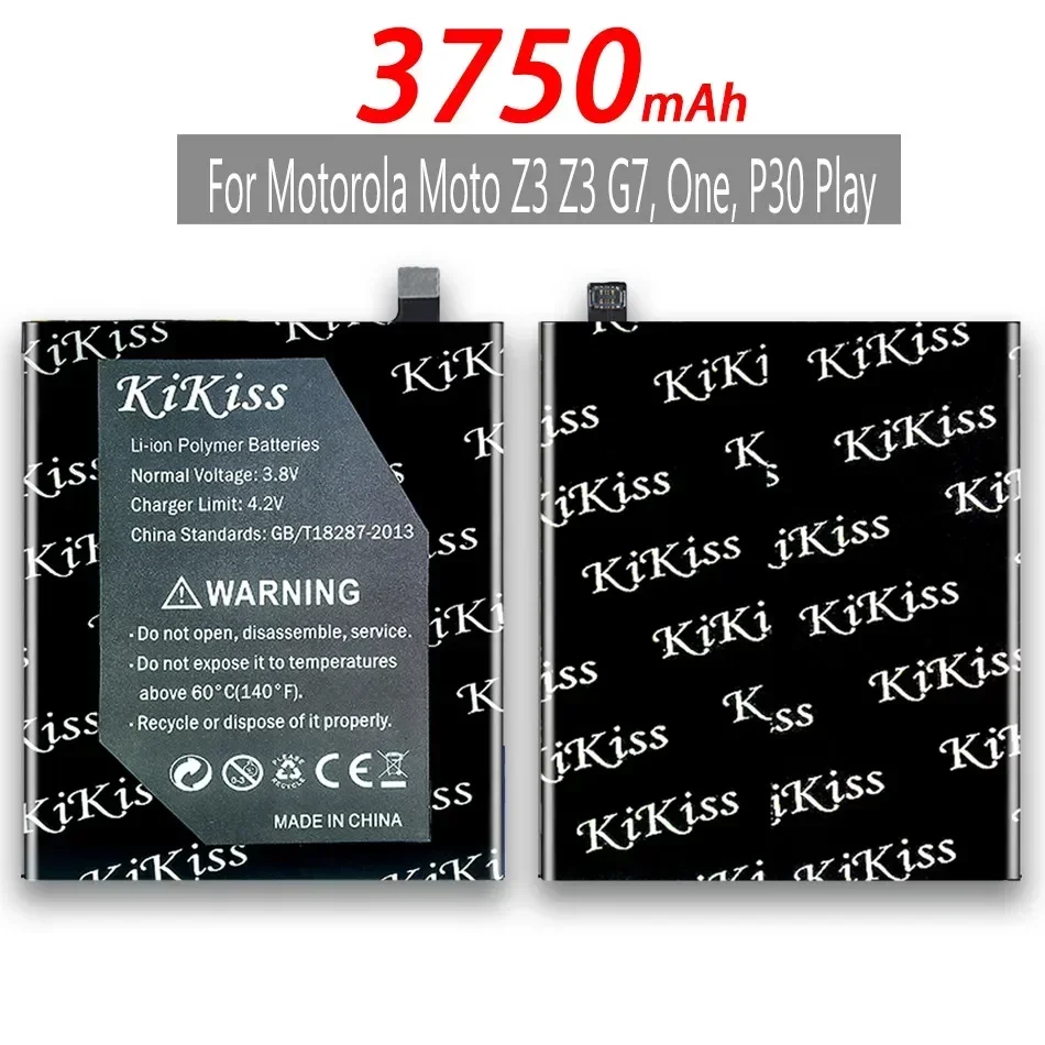 Аккумулятор KiKiss 3750 мАч JE40 для Motorola Moto Z 3 Z3 G7 One P30 Play