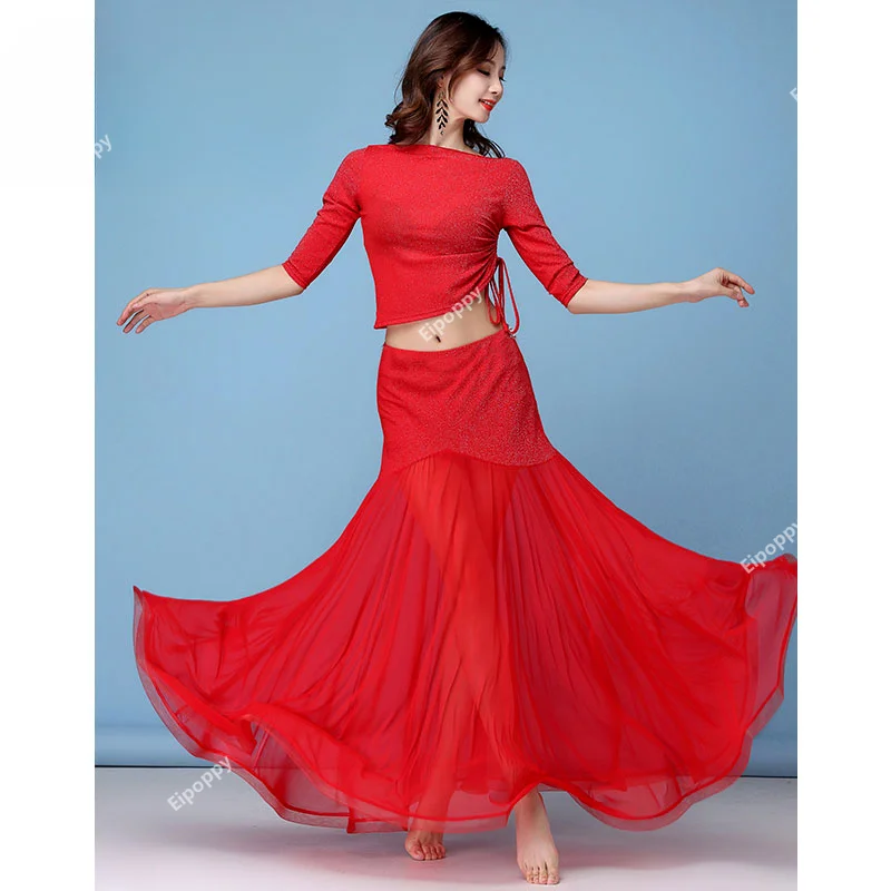 Костюм для танца живота Женский танцевальный костюм фестиваля 2024 занятий на