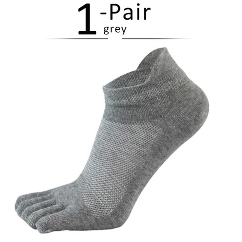 VERIDICAL однотонные носки из чистого хлопка с пятью пальцами для мужчин мягкие эластичные прочные дышащие носки с дезодорирующим эффектом носки с пальцами