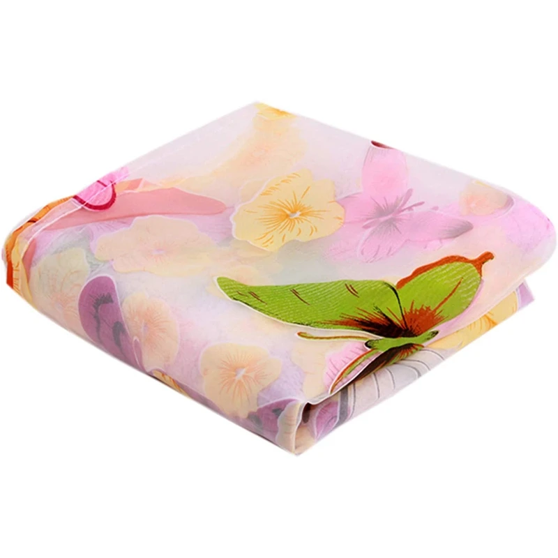 

Butterfly Balcony Voile Curtain Leaves Sheer Window Curtain Drape Valancetreatment Panel Fabric Door Curtain