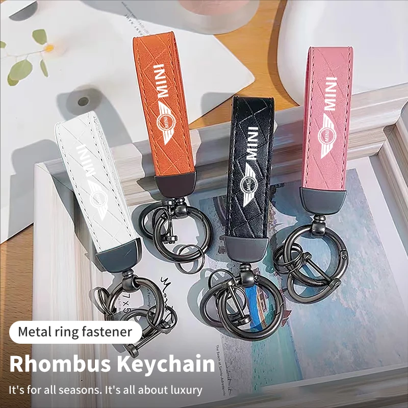 Модный автомобильный брелок с логотипом Кожаный Автомобильный Брелок