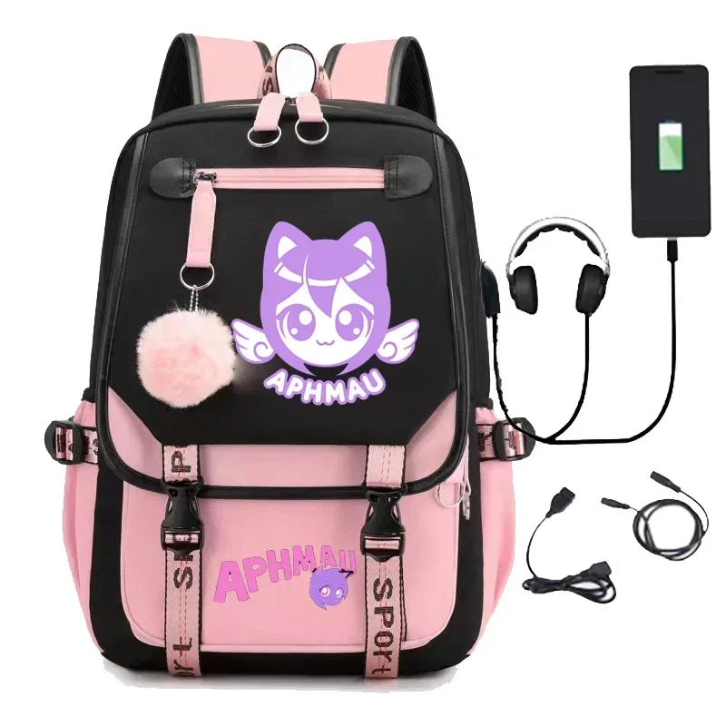 Модный рюкзак Aphmau Mochila для девочек большая вместительная школьная сумка дорожный