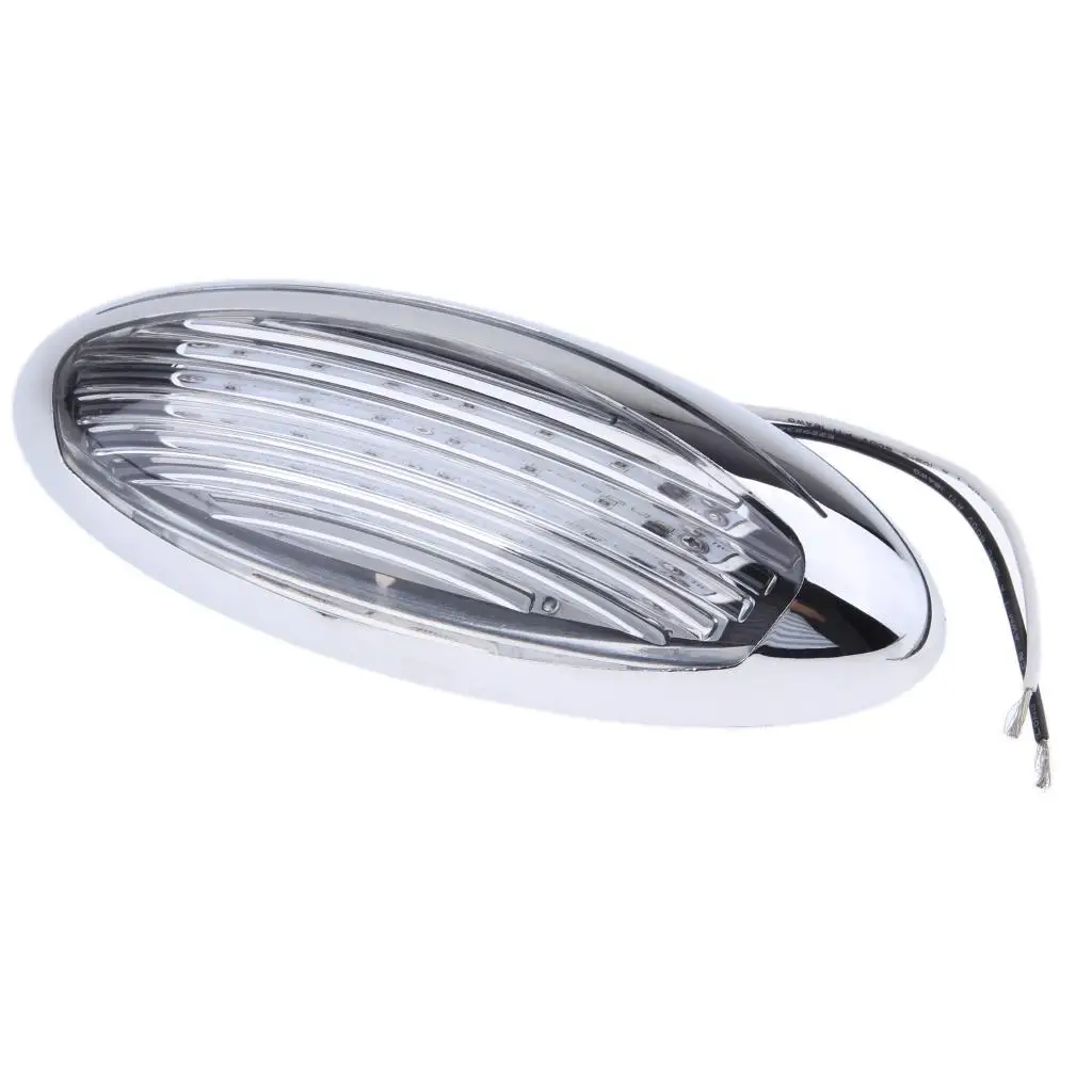 

Flush Wall Mounted Oval Light Fixture LED Ceiling Light for Boat RV Interior