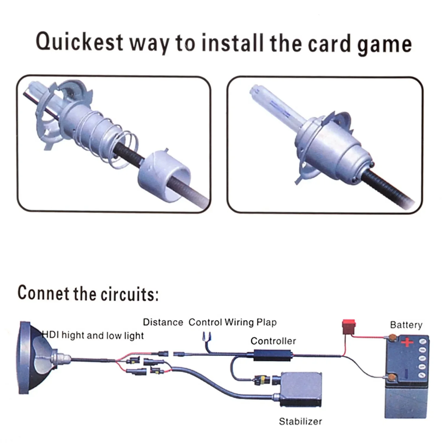 Универсальная лампа ксеноновый балласт