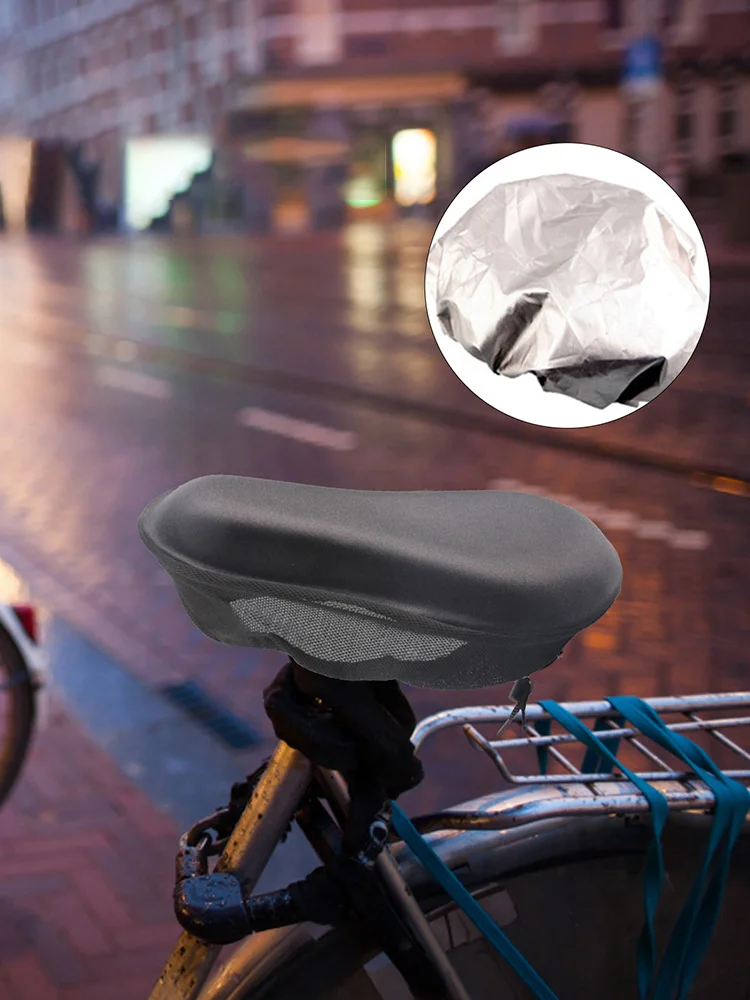 

Waterproof Bike Saddle Cover Men Women Comfort Cushioned Bicycle Saddle Cushions For Indoor & Outdoor Cycling Bikes Waterproof