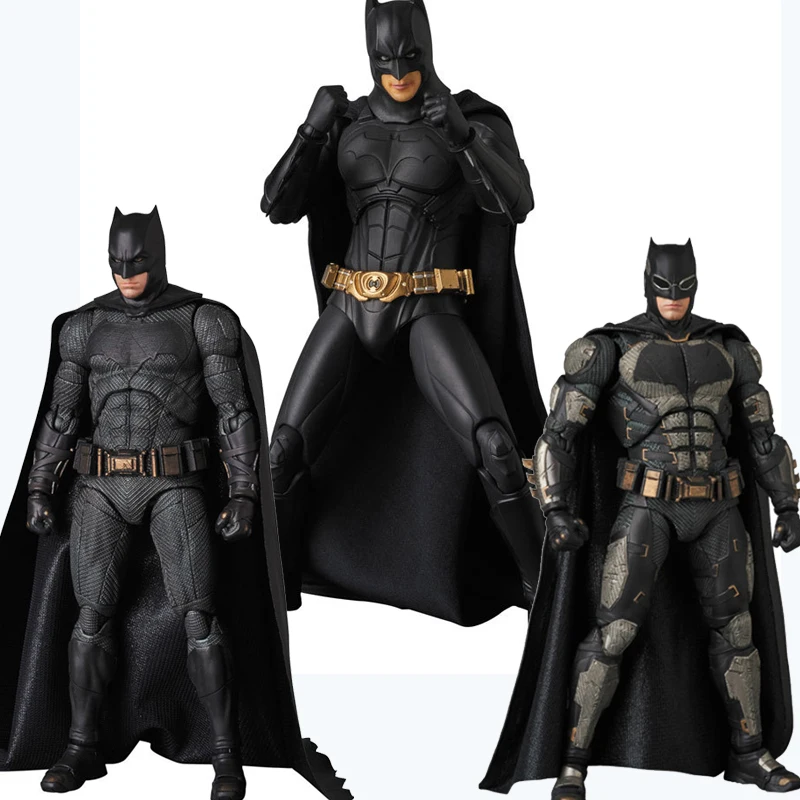 Marvel Justice League Mafex Bruce Wayne Action Figure 064 049 056 Tactical Suit  BEGINS SUIT Neca Bruce Wayne Figure Model Toys