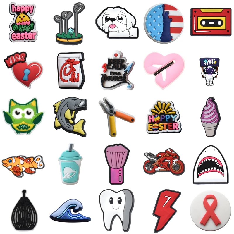 

Packs Para Pins Shoe Charms Wholesale Bulk Girl Kids Decorations for Crocs Women Charm Shoes Accessories Set Jeans Boy Gifts Men