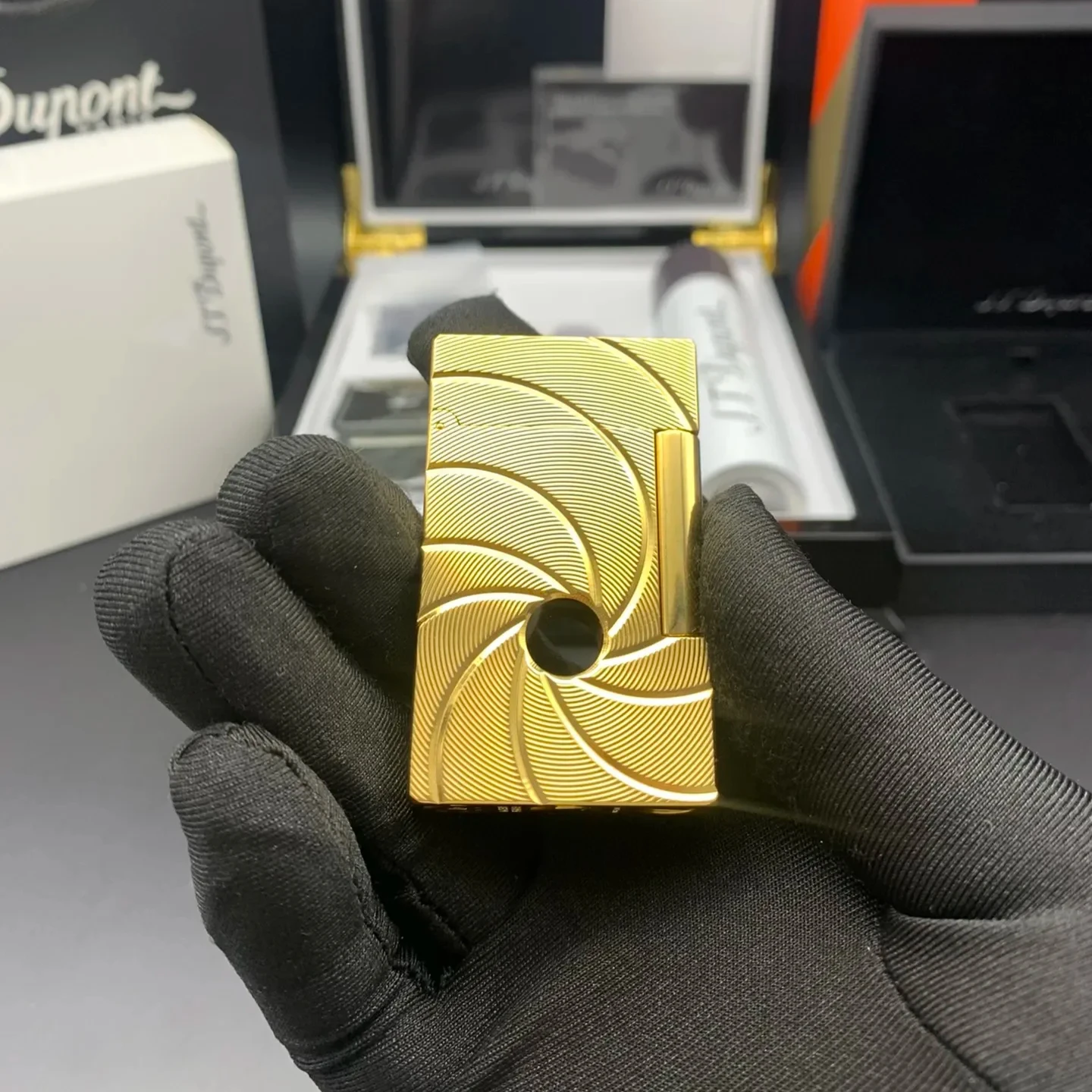 Металлическая газовая зажигалка 007 шлифовальный круг дизайн зажигания с