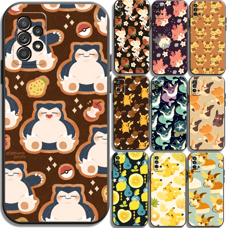 

Pokemon Pikachu Bandai Phone Cases For Xiaomi Redmi Note 10 10S 10 Pro POCO F3 GT X3 GT M3 Pro X3 NFC Carcasa Funda Back Cover