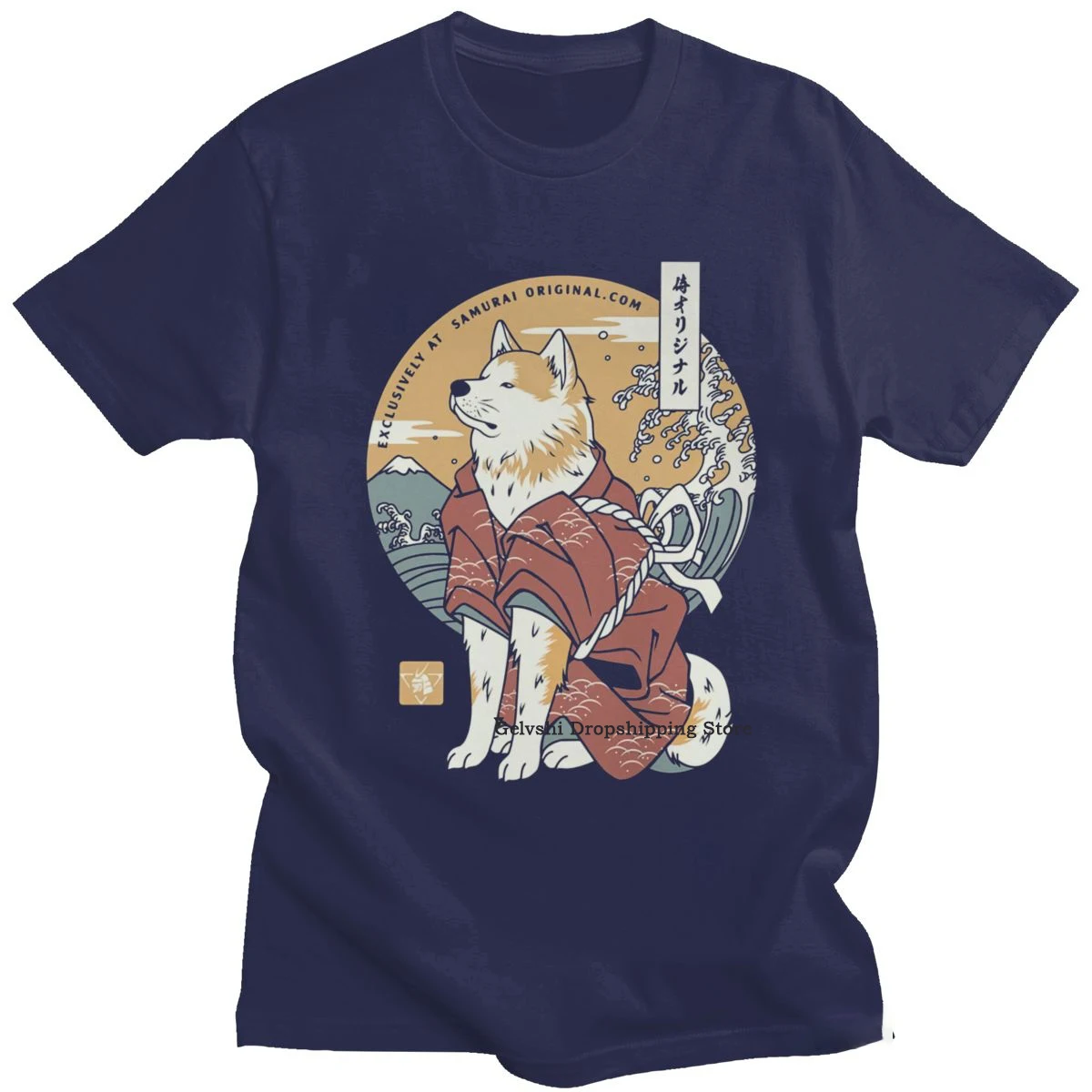 Erkek tişört Akita köpek samuray savaşçı T Shirt erkek moda pamuk T shirt çocuklar Hip Hop üstleri kadın Tee çocuk tişörtü Shoto Todoroki