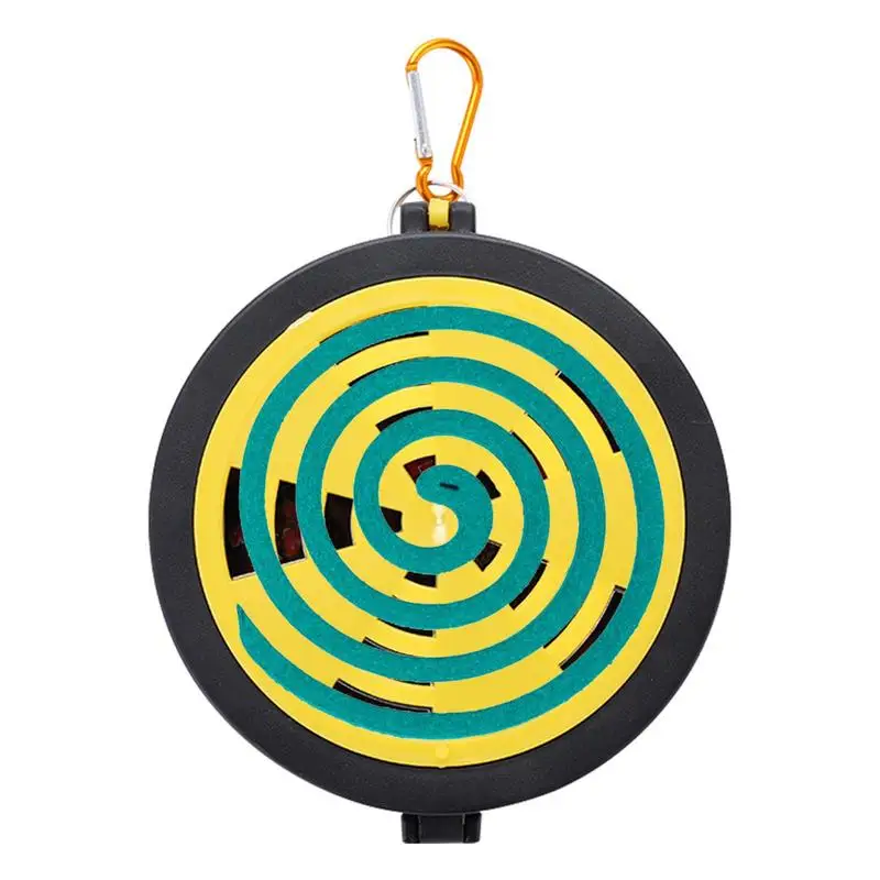 

Coil Incense Burner Anti Kick Heat Insulated Portable Burner With Cover No Deformation Outdoor Burner 3 Styles For Camping