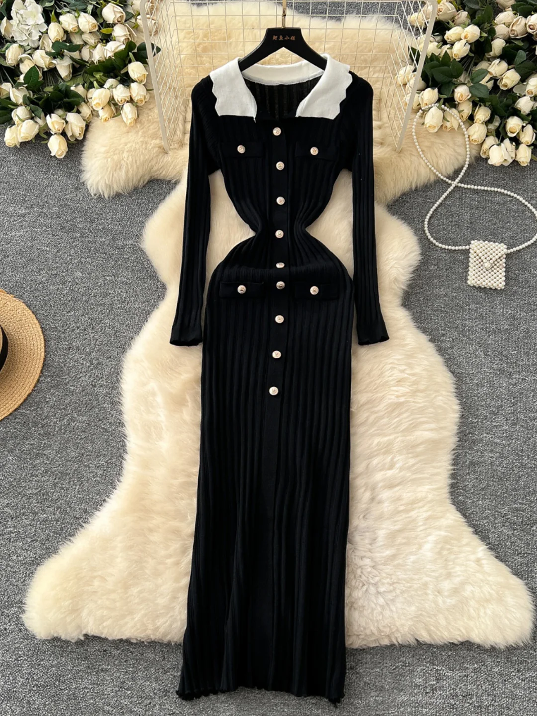 Зимняя одежда Chrysler для женщин повседневный свитер с длинными рукавами вязаное