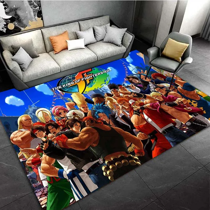 Классические ретро коврики King of Fighter для игровой зоны декоративный ковер