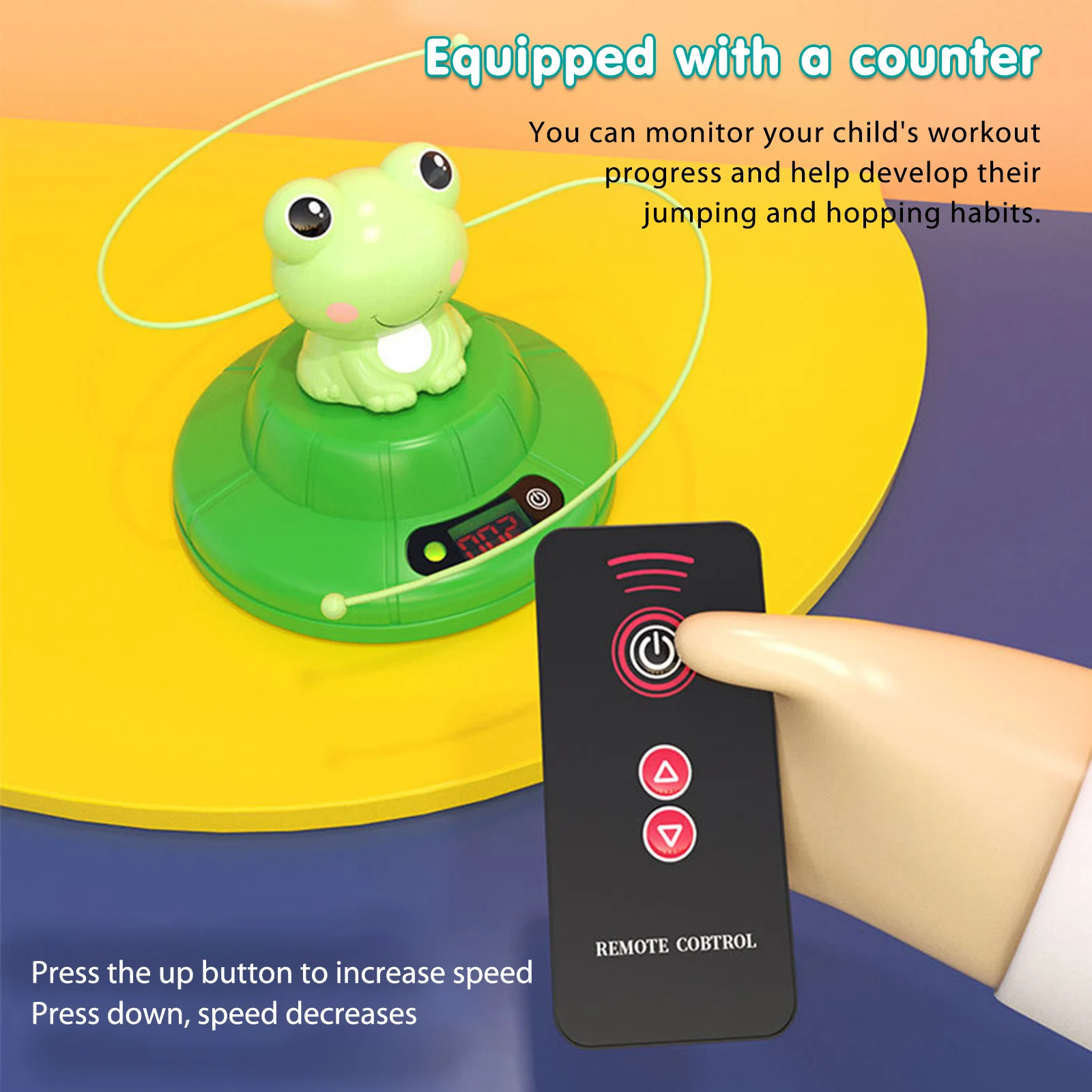 

Automatic Jumping Rope PP Funny Jump Rope Indoor Gym Bodybuilding Equipment Rope Skipping Machine Sports Training No Batteries