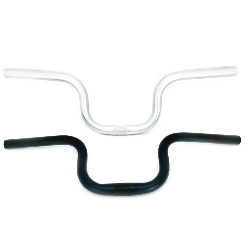 

For Brompton Folding Bike M Handlebar 25.4mm 22.2mm 540mm Aluminum Alloy Handlebar 12-14 Inch Bicycle Swallow-shaped Handlebar