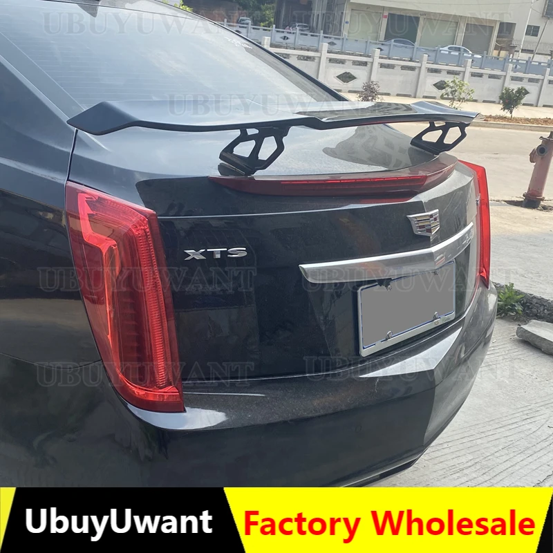 

For Cadillac ATS CTS XTS SLS CT4 CT5 CT6 2007-2022 V-Style High Quality ABS Plastic Gloosy Black Rear Spoiler Wing Car Styling