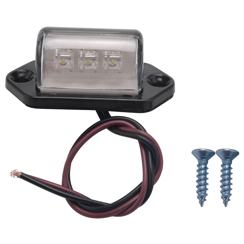 5X 12/ 24V 3светодиодный номерной знак дневной фонарь для внутреннего освещения