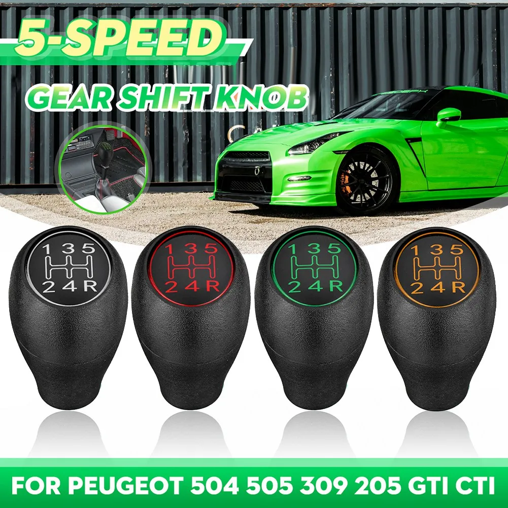 

Ручной рычаг переключения передач, 5 скоростей, ручка для Peugeot 504 505 309 CTI, серебристый АБС-пластик