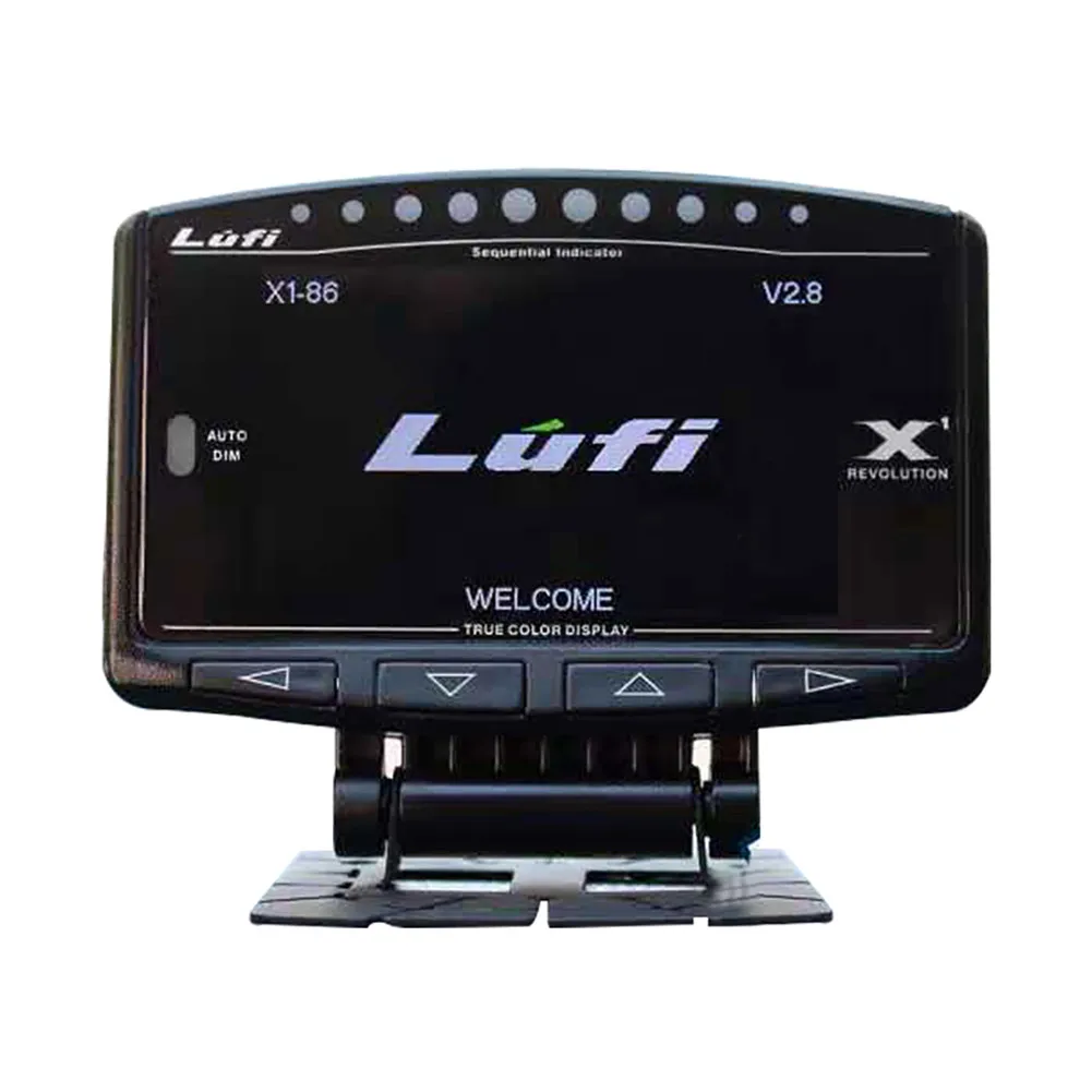 

Car HUD Lufi X1-Defi Style OBD2 Boost Gauge/Multi-Gauge/Code Scanner/Shift Indicator O2 Sensor Voltage 3 Display Modes