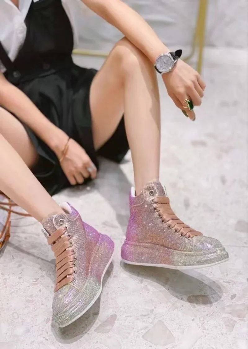 Популярные кроссовки высшего качества пикантные женские туфли для