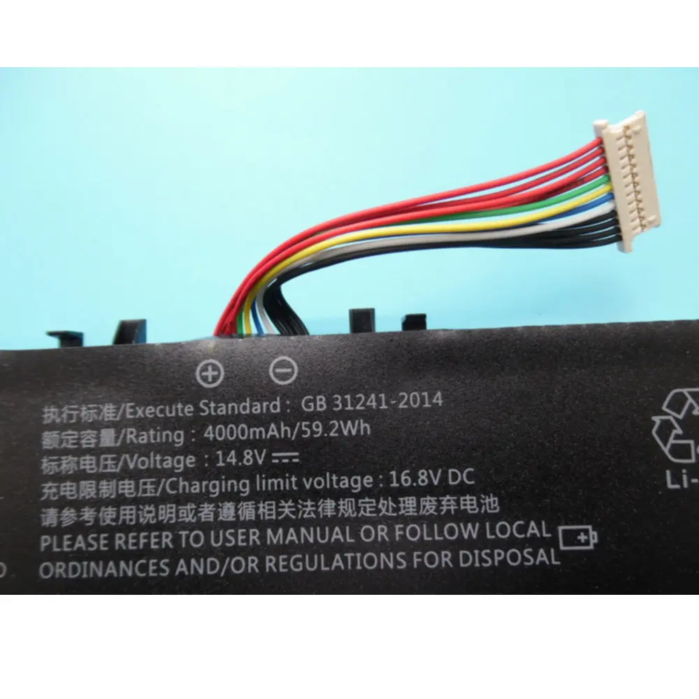 

14.8V 4000mAh replacement battery For Enz K36 game notebook Batteries