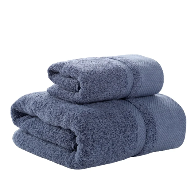 

Bath Towel Set Plain Color Towel 100% Cotton Towel Boy's Towel 5 Sets Men's Towel Family Towel Large Towel Grey Towel Gift Towel