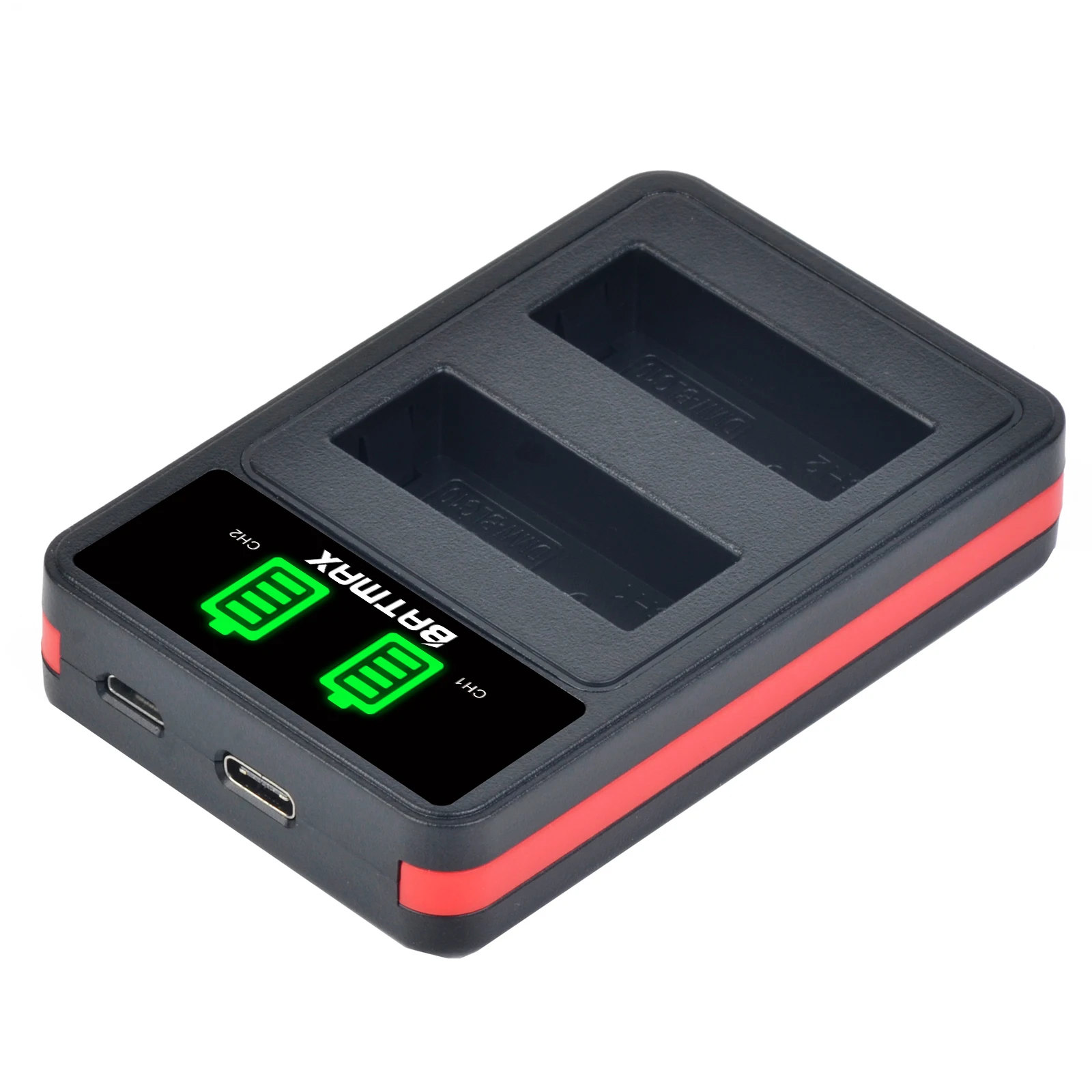 Фото Зарядное устройство Batmax DMW-BLG10 DMW-BLE9E с портом Type-C для Panasonic Lumix DMC GF6 GX7 GF3 GF5 ZS100 ZS60 LX100 GX85 GX80 №4