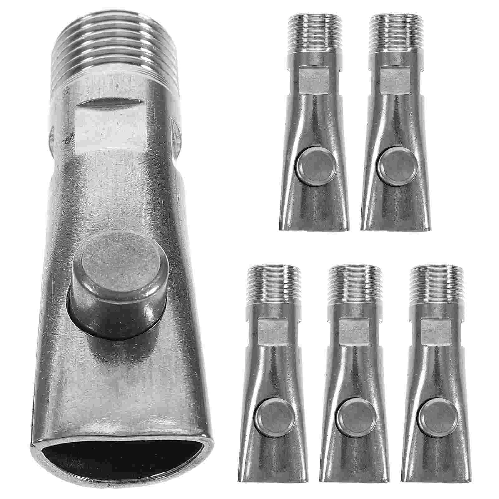 

5 Pcs Drinking Tools Piglets Feeding Stainless Steel Waterer Automatic Livestock Copper Feeder Nozzle