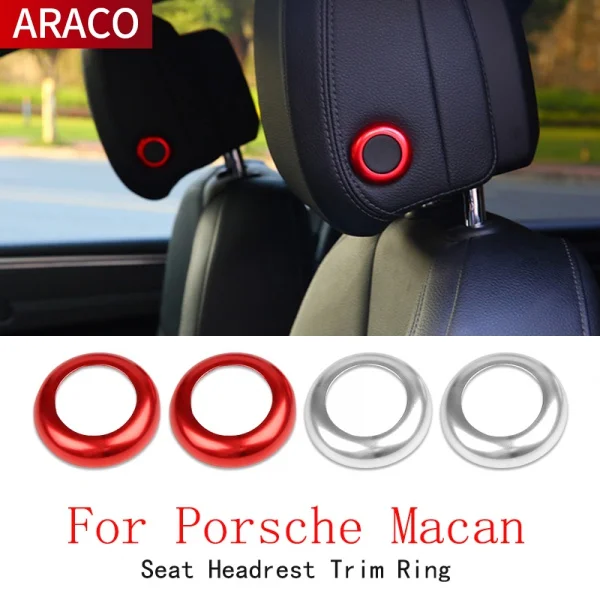 Кнопка регулировки подголовника автомобильного сиденья декоративное кольцо из