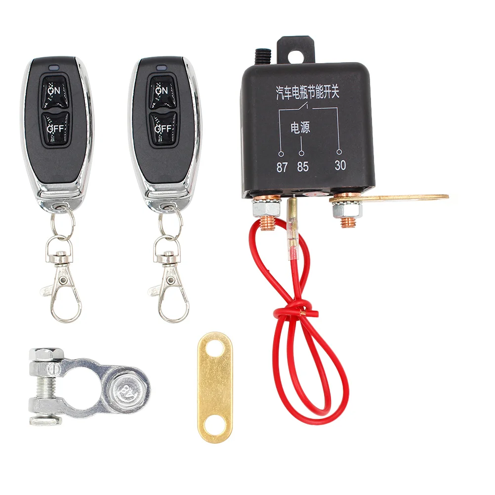 

Switch Disconnect Carkill Wireless 12V Isolator Off Terminal Cut Remote Cable Control Clamps Connectors Terminals Truck Master