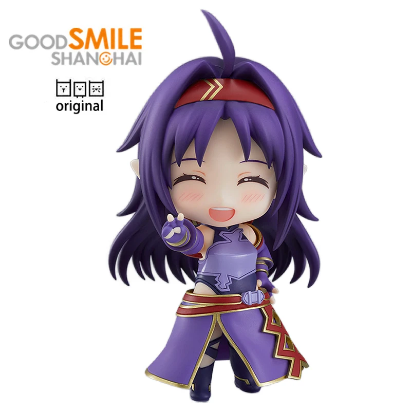 

Оригинальная кукла Nendoroid Good Smile 1753 конно юуки с изображением меча онлайн, кавайная кукла САО, экшн-фигурка аниме, Коллекционная модель в комп...
