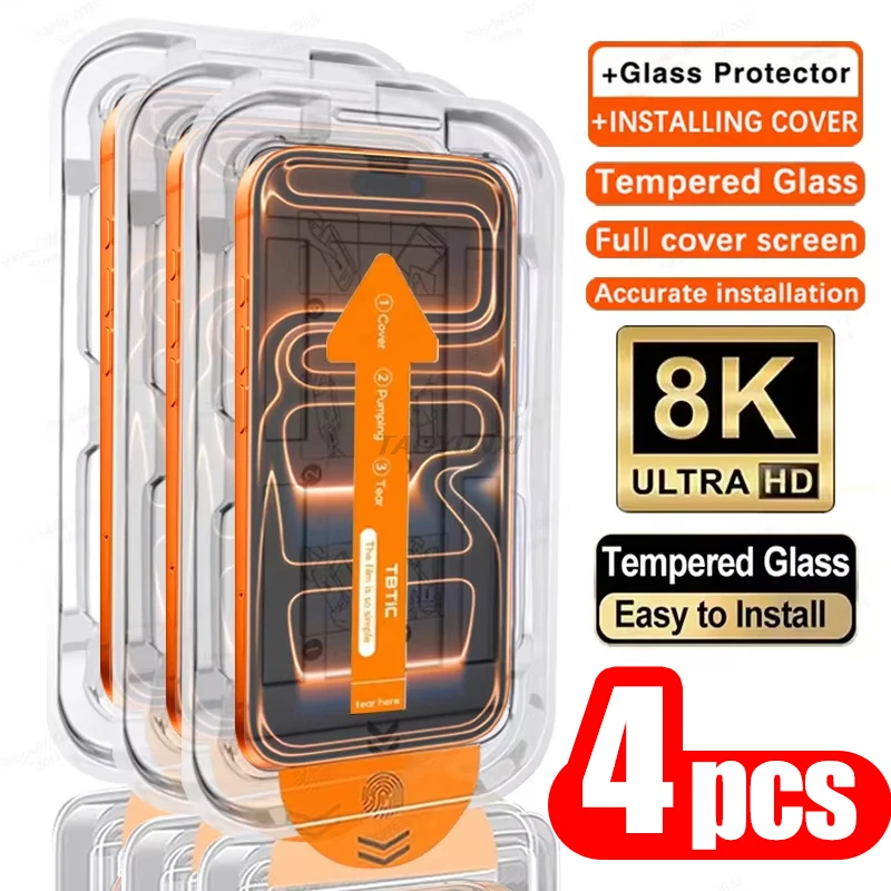 Фото Защитная пленка для экрана HD для Samsung S26 Ultra S25 FE A56 5G S24 S23 Plus A37 A57 A55 A54 A53 A36 A35 A34 A52, закаленное стекло, 1-4 шт. №1